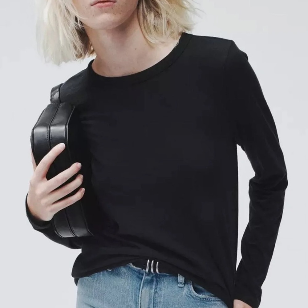 RAG & BONE Long Sleeve Top *black*